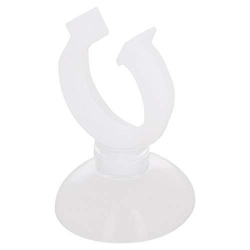 MroMax Aquarium Suction Cup Clips Airline Tubing Hose Heater Clips Clamps Holder for Fish Tank Clear 19mm to 22mm 20Pcs - size: 20pcs 19mm to 22mm