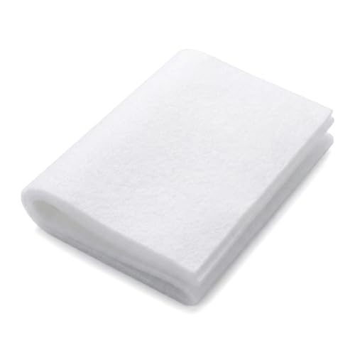 3mm Ultra-Thin Aquarium Filter Floss Pad | 100 Micron, Mechanical & Polishing Filter Media, Freshwater & Saltwater, Cut-to-Size for All Filters, 15.7" x 11.8"