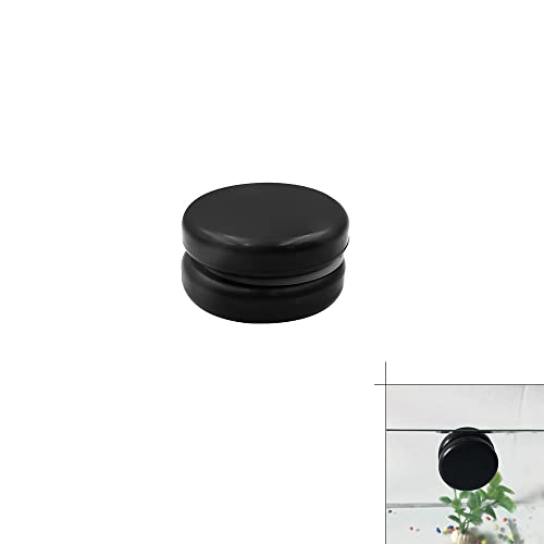 n52 Heavy Duty Aquarium Magnet, Strong Neodymium Waterproof Magnets with Plastic-Coated, Rare Earth Magnets for Fish Tank Breeder or DIY Cleaning Brush - color: 2 pcs with 2 pads big
