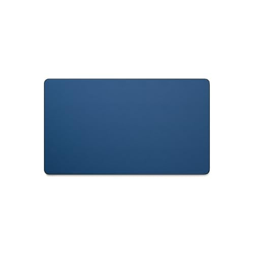 Jotsome Leather Desk Pad Mat, Non-Slip Desk Blotter Pad - Desk Protector for Office, Home, Laptop, and Desktop - color: Midnight Blue, size: 24" x 14"