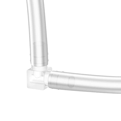 Quickun 1/2" Hose Barb 90 Degree Elbow L Fitting, Plastic 2 Way Equal Barbed Joint Splicer Mender Union Adapter Hose Fitting (Pack of 7) - size: 1/2" (7Pcs)