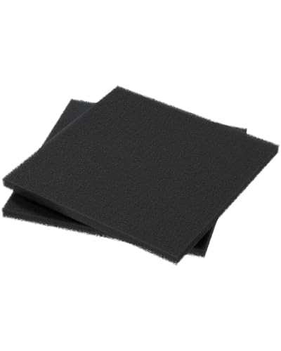 Pawfly 2 Pack Aquarium Bio Sponge Filter Media Pad, 40 PPI Filter Foam Sponge Pads Cut-to-Size Foam for Fish Tank Filters Sumps Ponds Hydroponics, 9" x 9" x 0.5" - size: 9" x 9" x 0.5"