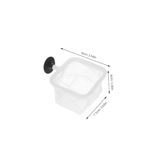 Mikikit 5pcs Aquarium Breeding Net with Cups Fish Tank Separator for Fry Easy Installation Mesh Design for Protecting Young Fish