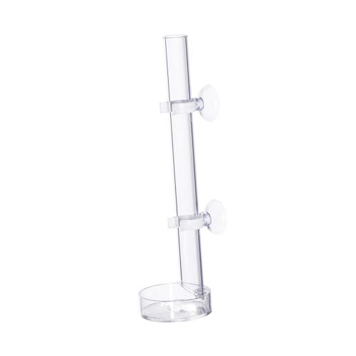 Feeder Aquarium Tank 1 Set of Shrimp with Dish, Acrylic Clear Shrimp Aquarium Fish Tank Feeder Dish Bowls for Crystal Shrimp Tropical Fish Auto Glass