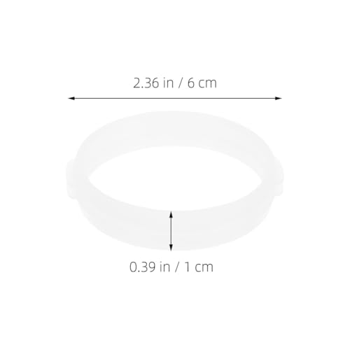 Toyvian Hamster Tunnel Connector Rings, 20pcs Universal DIY Cage Tube Connectors for Small Animal Habitats Replacement Connecting Plates for Gerbils Mice Rats White Plastic Accessories