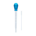 Waste for Fish Tank Multifunction Dropper Pipette Water Transfer Long Acrylic Marine Fish Feeding Tool Aquarium - color: Blue, size: A