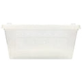 Happy Habitat - Ventilated Enclosure & Breeder Box - for Live Feeder Insects, Reptiles, Amphibians & Other Small Pets - Durable Plastic Portable Terrarium (Medium) - size: Medium
