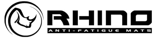 Rhino Mats, K-Series Comfort Tract Anti-Fatigue Drain-Thru Beveled Floor Mat, Drainage Non-Slip Grease-Resistance for Kitchen, Restaurant, Pool, Gym, Bar or Patio (Black, 3' x 20' x 0.5") - size: 3' x 20' x 0.5" Black
