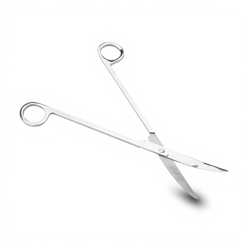 Tools, 25cm Stainless Steel Aquarium Plant Scissors Extra Long Aquarium Trim Tool aquarium cleaning tools for Aquatic Plants Care
