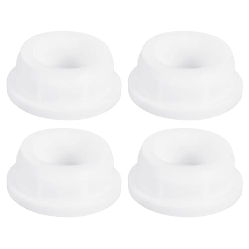 uxcell 4Pcs White Plug Holes, Waterproof Rubber Button Plug for 34mm / 1.34" Hole - size: 34mm