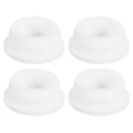 uxcell 4Pcs White Plug Holes, Waterproof Rubber Button Plug for 34mm / 1.34" Hole - size: 34mm