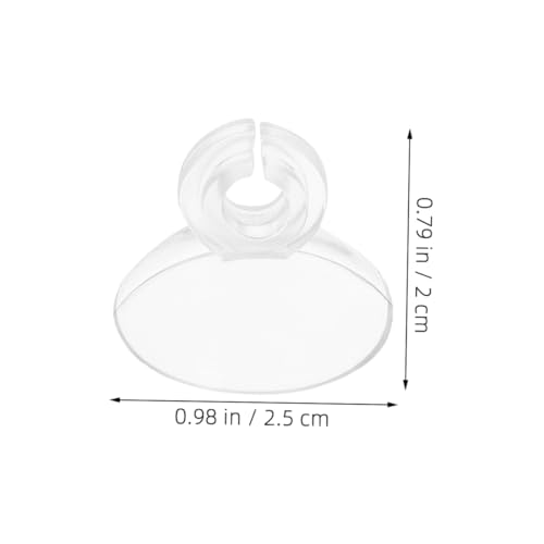 Abaodam 40pcs Aquarium Clips with Soft Card Slot Design Cup Holders for Fish Tank Oxygen Tubing for Securely Holding Air Hose Aquariums