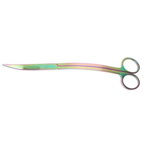 Professional Stainless Steel Aquarium Trimming Tool with Curved Aquascaping Scissors for Freshwater and Saltwater Plants Portable Fish Tank Plant Scissor