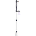 9-Piece Aquarium Gravel Cleaner Electric, Automatic Fish Tank Water Changer, 3 Modes, Sand Washer Siphon with Filter Bag, 22-32.3 in Adjustable Tube, US Adapter