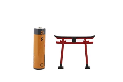 KARESANSUI Mini Japanese Torii - Aquarium & Terrarium, Spider Tank Decor, Zen Garden for Desk Kit, Fish Tank Decorations, Miniature kit, Dollhouse Accessories, Fairy Garden Accessories (Inari Torii)