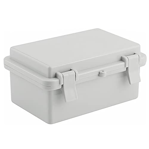 Sunnyglade ABS Plastic Dustproof Waterproof IP65 Junction Box Universal Durable Electrical Project Enclosure with Lock (3.9"x5.9"x2.8") - size: 3.9"x5.9"x2.8"
