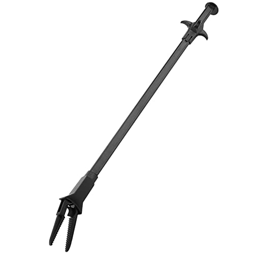 Aquarium Tongs, Fish Tank Plastic Tweezer Water Plants Algae Clamp Scrapers Cleaning Tool Clip Spot Feed and Coral Extra Long Tweezers Multi Purpose Pruning Cleaner Curved Tools