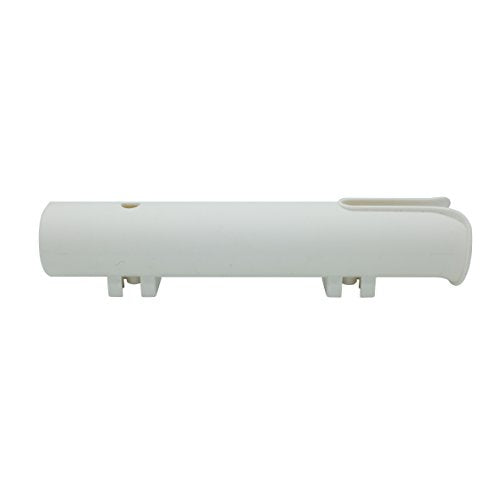 HiUmi Fishing Rod Holder Racks Bracket Wall Mounted Boat Side Mount Tool Holder Tube Links with Screws 2/4/6 Pole Tube (2-TUBE White) - color: 2-TUBE White
