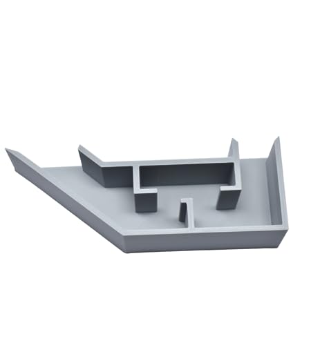 Chatelet Aquarium Underground Tunnel | Fish & Shrimp Hideout for Aquariums | Unique Underground Viewing Tunnel | Made in USA (Gray) - color: Gray