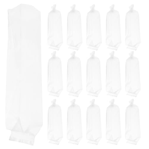 50pcs Clear Plastic Fish Transport Bags, Thick Aquarium Shipping Pouches for Live Fish, Secure Closure packing bags for Long Distance Transport, Temporary Isolation