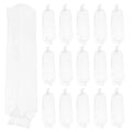50pcs Clear Plastic Fish Transport Bags, Thick Aquarium Shipping Pouches for Live Fish, Secure Closure packing bags for Long Distance Transport, Temporary Isolation