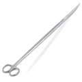 AAProTools Fish Aquarium Cleaner Kelly Scissors Curved 18" Extra Long Handle Sharp/Sharp Stainless Steel Instruments