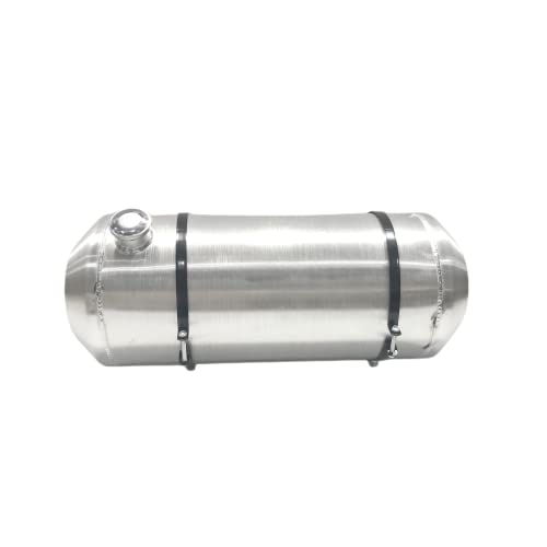 JSD 14.5 Gallons 12"x30" Aluminum Spun Round Gas Tank Fuel Cell Tank End Fill 3/8" NPT Outlet -Off-road, mini bike,go kart - size: 12" x 30"