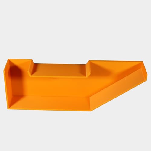 Orange Aquarium Underwater Fish Tunnel Cave, Modern Resin Fish Hide, 2.5 Inches, Style 7 - color: Orange, style: Style 7