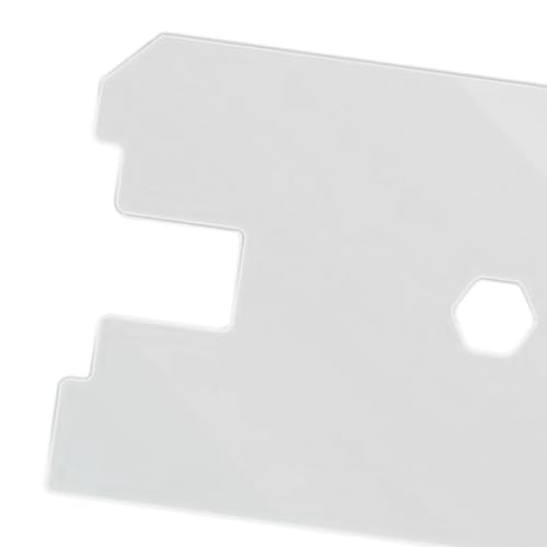 Tank Cover Tank Lid Transparent for Aquariums Without Center Aquarium Top Cover with Feed Holes, 280x150x4mm - color: 280x150x4mm