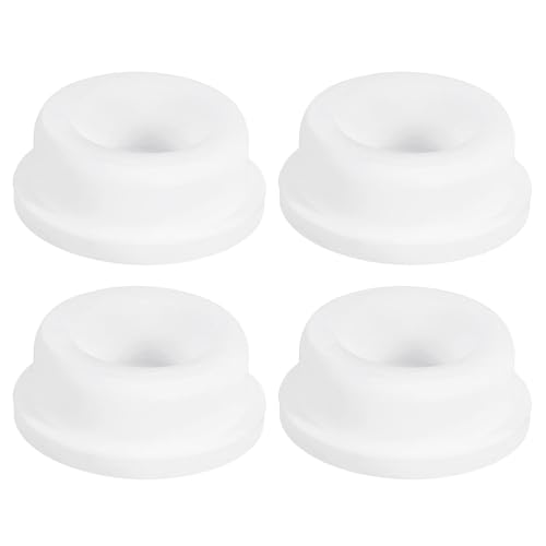 uxcell 4Pcs White Plug Holes, Waterproof Rubber Button Plug for 35mm / 1.38" Hole - size: 35mm