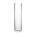 WGVI Quality Thick Weighted Clear Cylinder Glass Vases, 3" W x 12" H, Skinny Bud Vase Narrow Floral Bouquet Flower Arrangements Storage Container Candle Holders Decorative Accents, 1 Piece - size: 3"x12"H