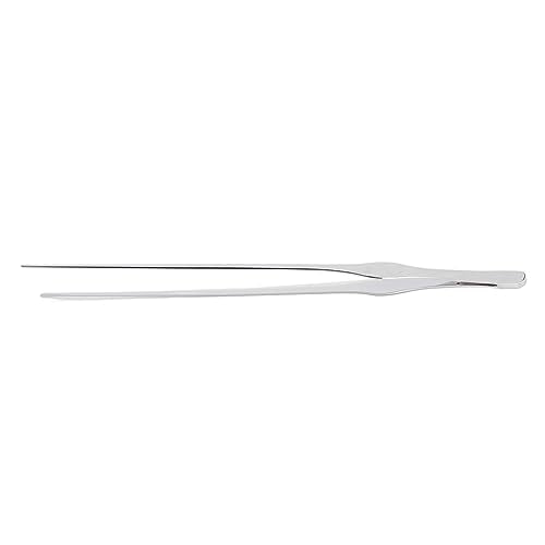 Aquarium Tweezers, Reptile Feeding Tweezers Easy To Clean Stainless Steel for Aquarium Plant (Straight Tweezers)