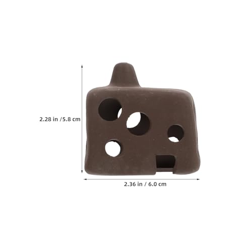 COHEALI 3pcs Irregular Porous Ceramic Fish Tank Shelter Cave for Aquarium Shrimp Breeding Hideout Small Fish Tank Landscape Decoration