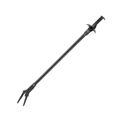 19.7" Aquarium Feeding Tongs with Pull Claw – Ergonomic Plastic Fish Tank Tool for Gravel Cleaning, Plant Placement, Freshwater/Saltwater Tanks & Ponds (Rustproof, Non-Slip Handle)