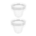 HEMOTON 2pcs Aquarium Fish Breeding Box Isolation Hatchery for Guppies Floating Design Easy Installation Versatile for Fish Tank
