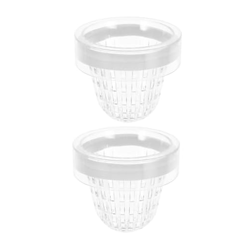 HEMOTON 2pcs Aquarium Fish Breeding Box Isolation Hatchery for Guppies Floating Design Easy Installation Versatile for Fish Tank