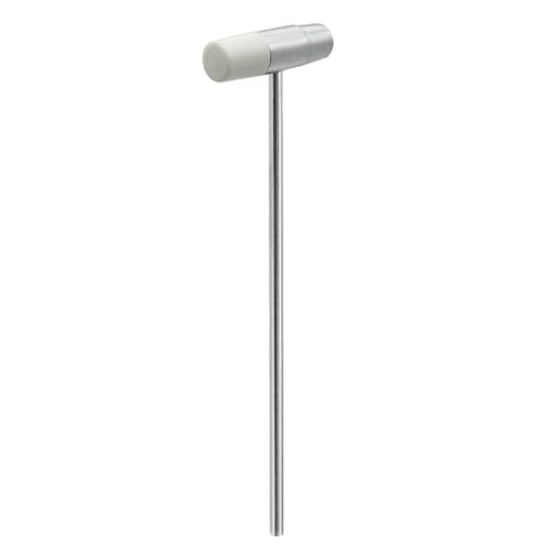 Small Hammer for Small Projects, Lightweight Mallet with Plastic Head and Metal Head, Compact Craft Hammer for Jewelry Making, Watch, Tuning, Woodworking, DIY, Leather - color: 6.6" Craft Hammer