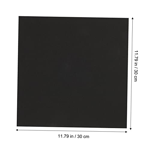5Pcs Non Skid Aquarium Cushion Pads Insulated Fish Tank Mat for Comfort Stability Black Durable Absorption Heat Preservation for Fish Tank Supplies