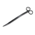 Stainless Steel Aquarium Scissors, Wave Design, Professional Aquaplant Maintenance Tool, Black, 1 Pcs