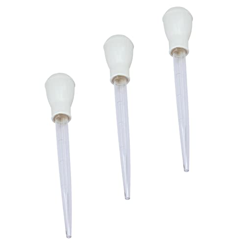 3pcs Fish Tank Cleaning Siphon Scale Flexible Aquarium Water Change Tool Feces for Easy Tank Maintenance for Feeding - color: White, size: 46x5cm
