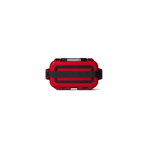 YETI LoadOut GoBox Collection, Divided Waterproof Cargo Case, Dry Box, Camera Case, Fishing Tackle Box - color: Rescue Red, size: GoBox 1
