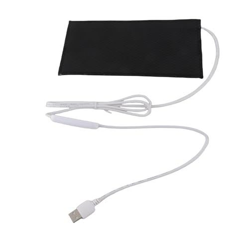 Reptile Heating Pad DC 5V Under Tank Terrarium with Temperature Control USB Power Safety 4 Gear Adjustment Reptile Heat Mat for Turtle Tortoise Snakes Lizard Gecko (25x30cm) - size: 25x30cm