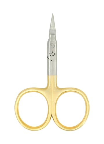 Kingfisher Fly Tying Arrow Scissor, 3.5 Inch, Straight - color: Gold