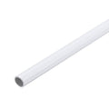MECCANIXITY 2Pcs 0.39 Inch PVC Rigid Tube Round Pipe 8mm ID 10mm OD 12" High Impact for Water Pipe, Aquarium, Fish Tank, Greenhouse Garden, White - color: White, size: 8mm x 10mm