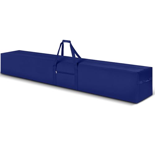 1 Pack 83 x 16 x 12 Inch, 260 L Extra Large Duffle Bag Camping Tent Storage Bag Heavy Duty Waterproof Sport Outdoor Equipment Carrying Case for Pole Travel Canopy Hammock Tripod(Blue) - color: Blue, size: 83 x 16 x 12 Inch, 260 L