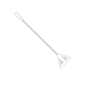 XISAOK Durability Stainless Steel Sand Tool for Fish Tanks and Outdoor Gardening with Ergonomic Plant Shovel - color: 30cm