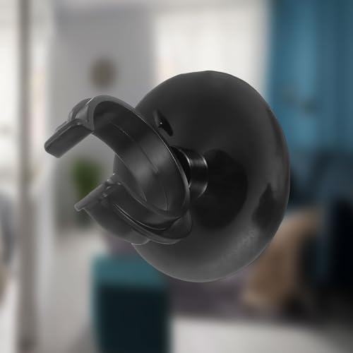 uxcell 20Pcs Aquarium Suction Cup Clips, 28mm Airline Tube Holders Clamps Cup Holder Sucker Tube Sucker for ID Airline Tubing Fish Tank, Black