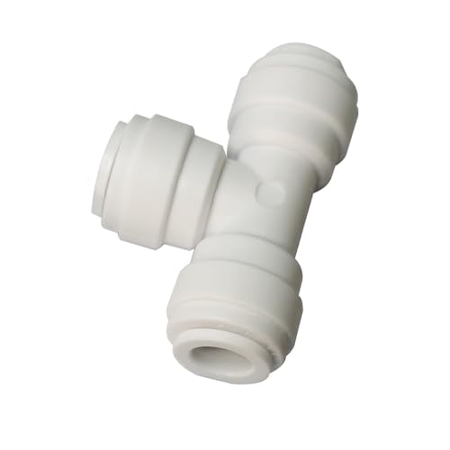 10-Piece 5/16" Tee Fittings - Push-In Quick Connectors for RO Water Purifier, Leak-Proof & Easy Install - style: Tee 5/16 to 5/16 to 5/16