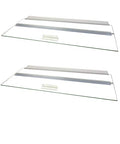 Aquarium Lid - Glass Canopy Two PIECE Set for 80 Gallon, 120 Gallon, & 150 Gallon Aquariums 48" Long x 24" Wide (48x24) with A Center Brace by Aquarium Masters Aquariums, Deep Blue & More, AM34824