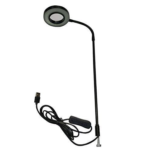 LED Aquarium Light 360 Degree Full Spectrum LED Light with Bamboo Board 10W Nano Fish Tank Light USB Powered Flat Nano Aquarium Light Bett a Fish Tank Light for Plant Growth - size: 10w s / 6.69x7.28inch